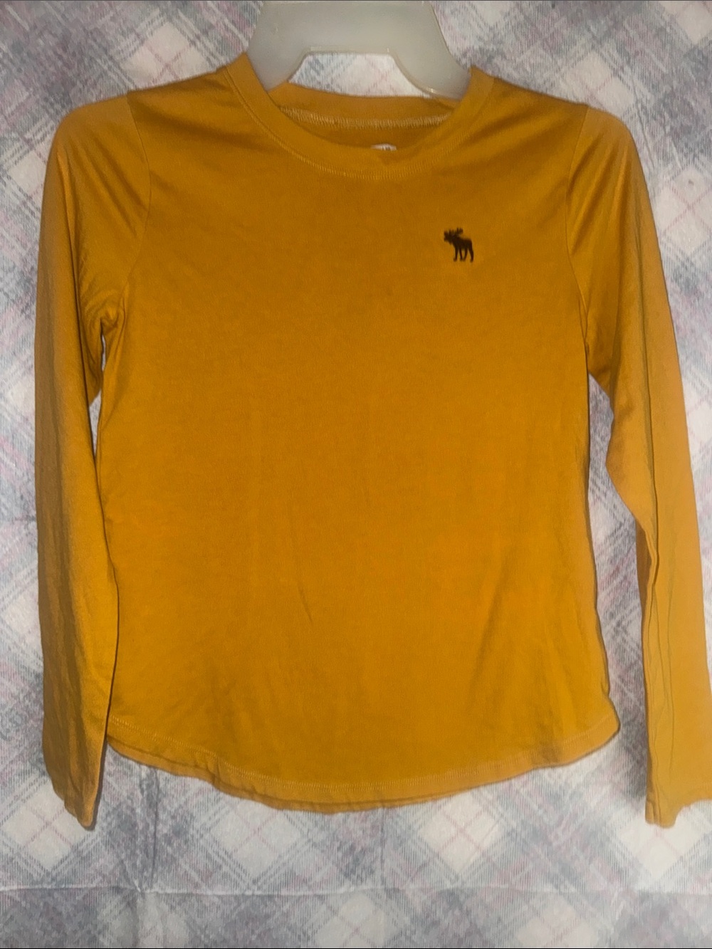 Abercrombie & Fitch Golden Yellow Long Sleeve Tee